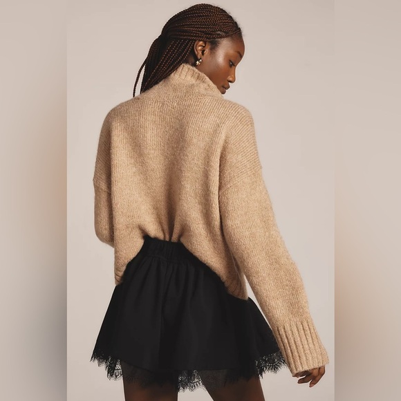 NWT! Anthropologie The Lennon Wide-Sleeve Turtleneck Sweater by Pilcro - XS 🎡 - Picture 2 of 5